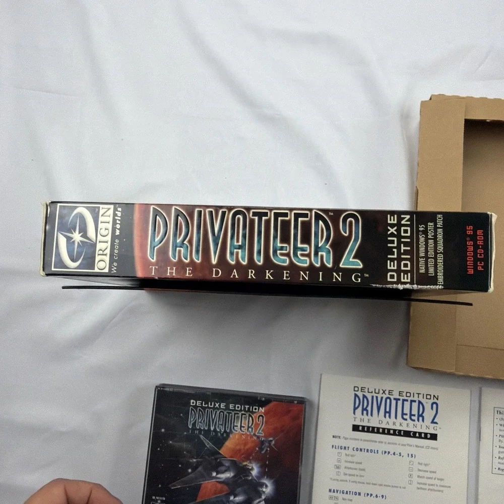 Privateer 2: The Darkening 1996 Big Box Vintage PC CD-ROM (RARE) READ‎